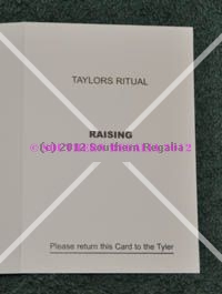 Taylors - Raising Question Card